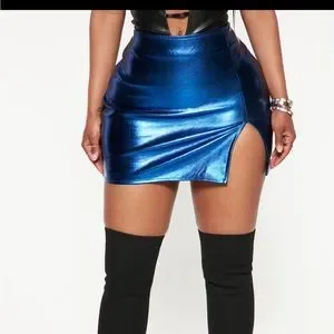White leather flame skirt hot sale